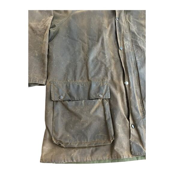 Vintage Waxed Canvas Chore Jacket Made In England Size XL - Picture 2 of 10